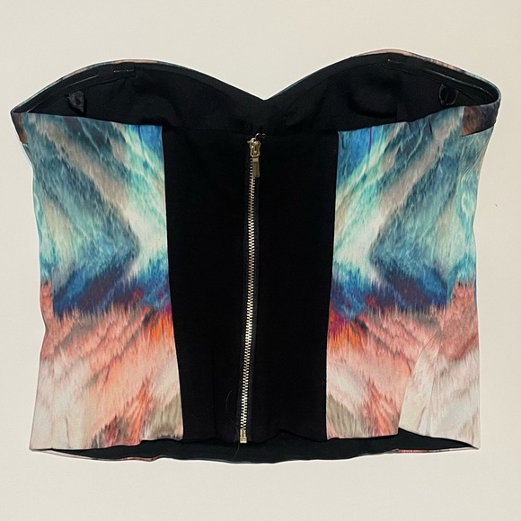 Strapless Corset Crop Top - Picture 2 of 3